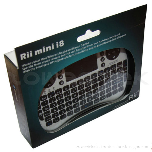 Rii Mini 2.4GHz Mini Wireless Touchpad Keyboard for Smart TV (ZW-51009(MWK09))